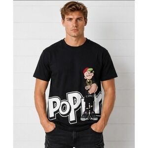 Reason Popeye Exclusive Collab Black T Shirt Mens 4XL New NWT T70 Excellent